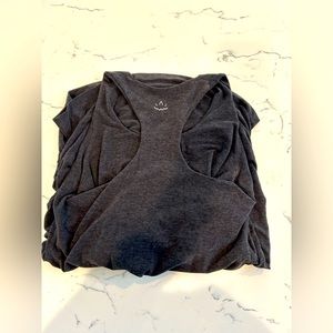 Beyond Yoga (Beyond the Bump) Spacedye Maternity Tank (M), black charcoal